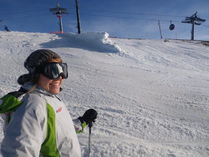 Jenny-skiing