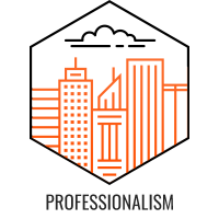 professionalism badge